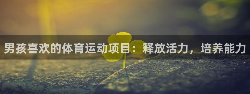 必发集团官网|男孩喜欢的体育运动项目：释放活力，培养能力