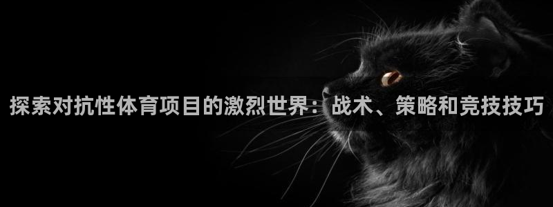 必发7790电子集团线上平台|探索对抗性体育项目的激烈世界：