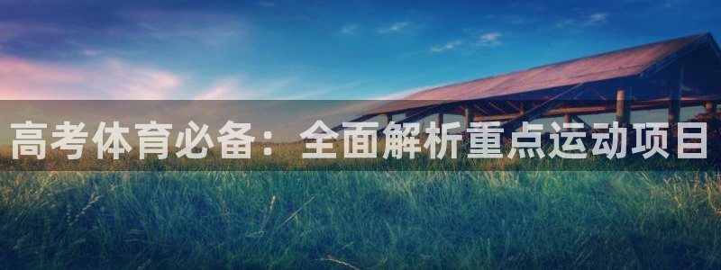 必发集团网站检查线路|高考体育必备：全面解析重点运动项目