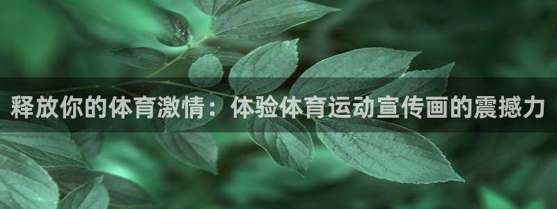 必发集团网站|释放你的体育激情：体验体育运动宣传画的震撼力